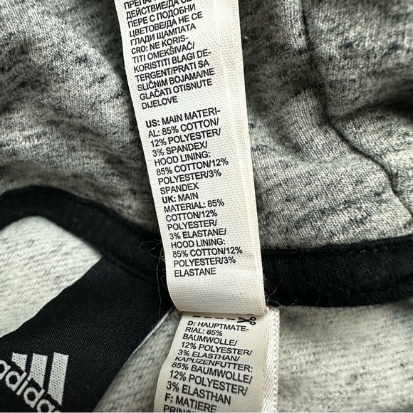 ADIDAS SweatshirtGray Hoodie Pullover Size S - Picture 10 of 10
